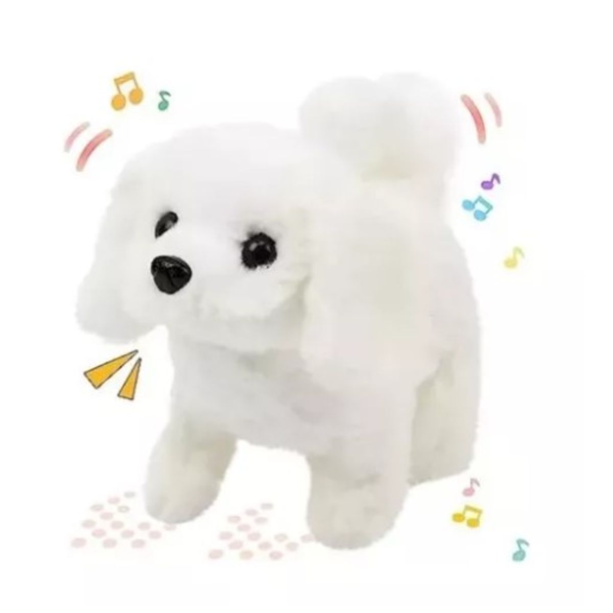 GENERICO - PERRITO BLANCO CON SONIDO