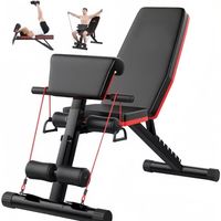 Máquina Abdominales De Ejercicios Banca Elasticos