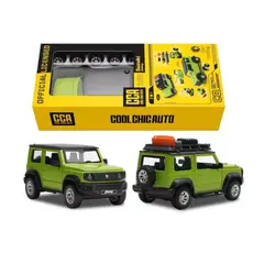 GENERICO - Autos Coleccion Suzuki Jimny Car Tuning 1: 32 verde
