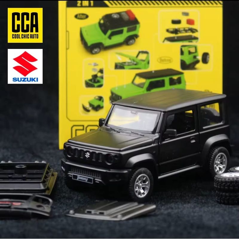 GENERICO - Autos Coleccion Suzuki Jimny Car Tuning 1: 32 negro