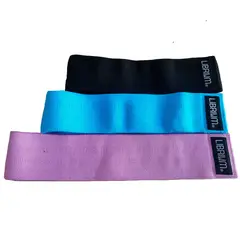 LIBRIUM - Set 3 bandas resistencia Glute Bands - tela