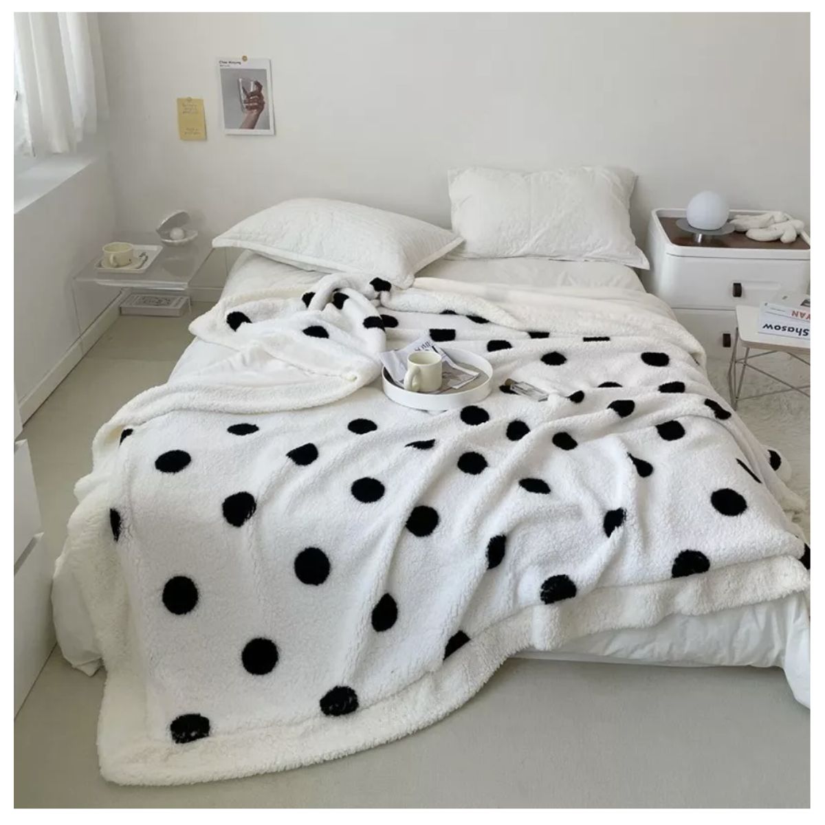 HOMER DESIGN - Frazada Manta Sherpa Polar Termica 1.5 Plaza 150*200cm Hmmt2