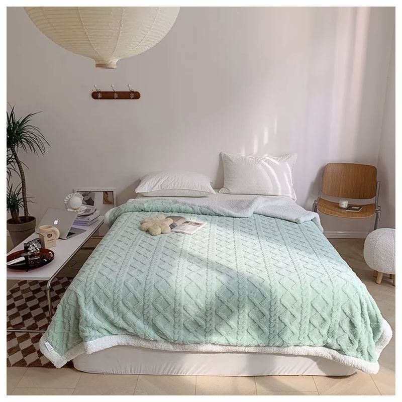 HOMER DESIGN - Frazada Manta Sherpa Polar Termica 2 Plazas 200*230cm hmmt20