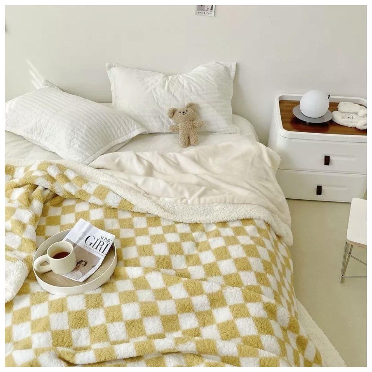 HOMER DESIGN - Frazada Manta Sherpa Polar Termica  2 Plazas 200*230cm hmmt9