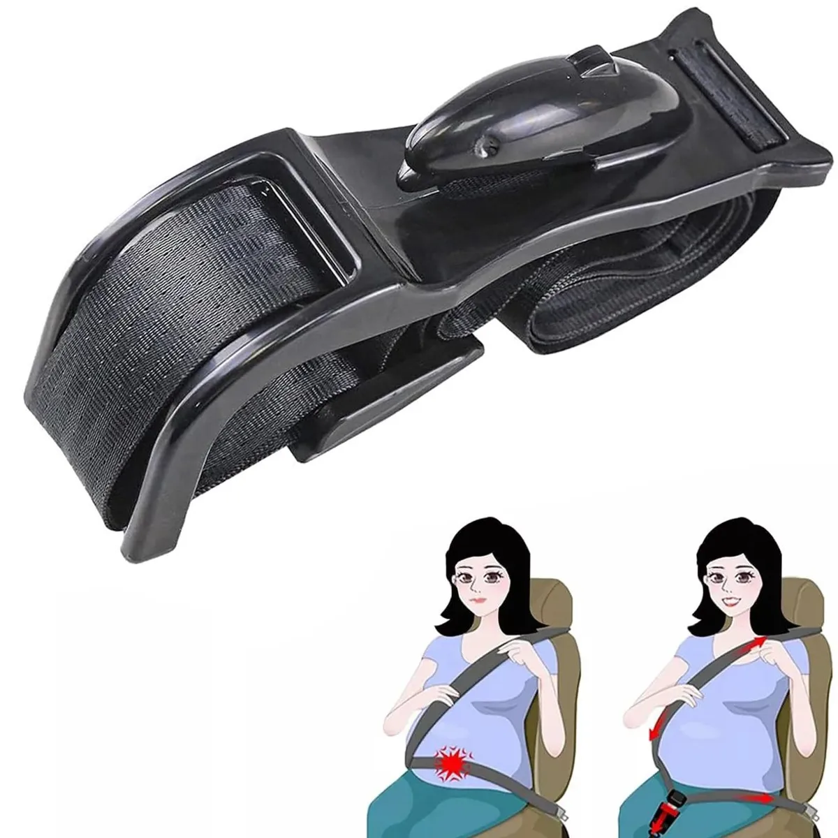 KUANGYE - Cinturón De Seguridad Para Embarazadas Maternidad Adaptador