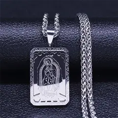 TIOZONEY - Collar y cadena de la Virgen María