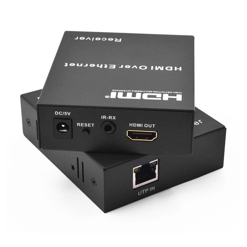 KUANGYE - Extensor HDMI 1080p HD 60Hz Cat5e/Cat6 Transmisión 120 Metros