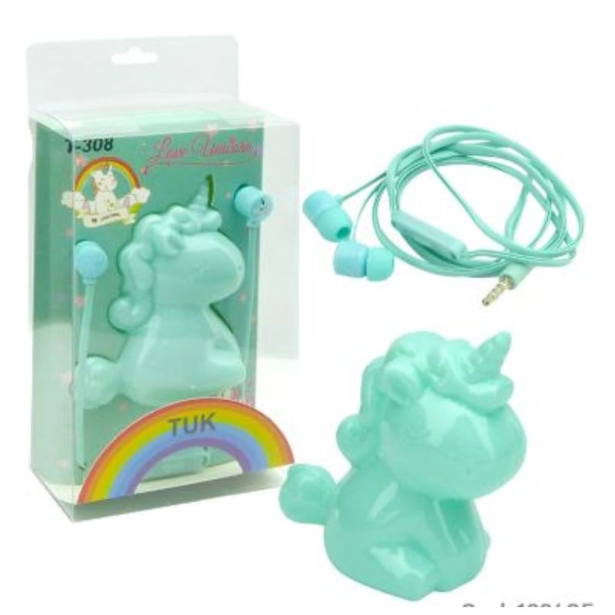 OEM - AUDIFONO PARA NIÑOS CON CABLE UNICORNIO TUK T-308