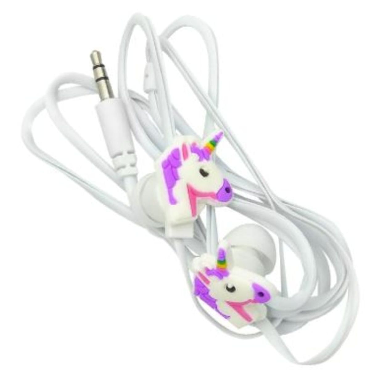 OEM - AUDIFONOS PARA NIÑOS CON CABLE DE UNICORNIO EN NUBE