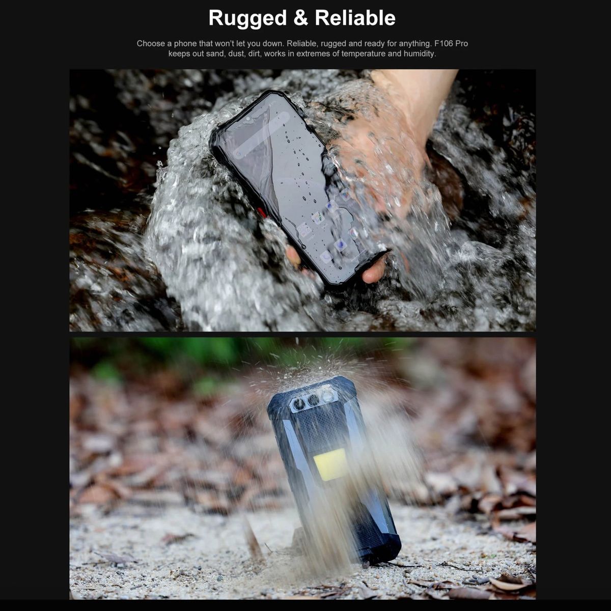 BLACKVIEW - FOSSiBOT F106 Pro - Smartphone Rugerizado 658 FHD+ Cámara 48 MP Batería 12000 mAh