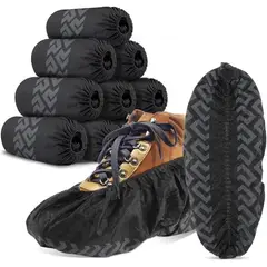 CLEANCARRIER - Cubre Zapato Negro 100 Unidades Antideslizante