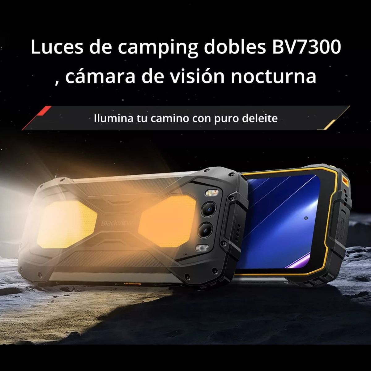 BLACKVIEW - Blackview BV7300 - Smartphone Rugged 667 50 MP + Cámara Nocturna 15000 mAh
