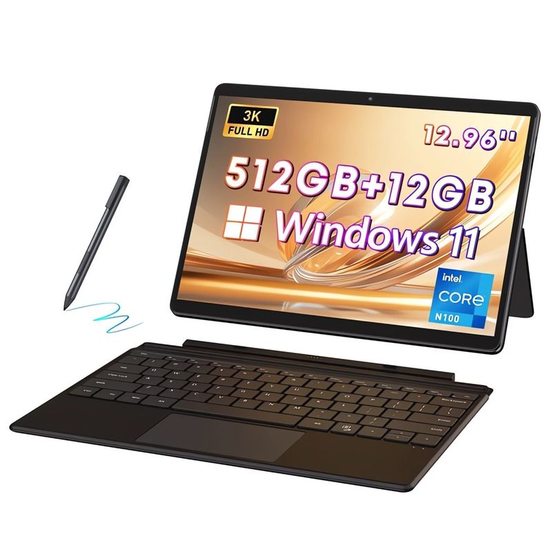 CHUWI - Chuwi Hi10 Max - Tablet Windows 11 con Teclado Lápiz y Gran Rendimiento