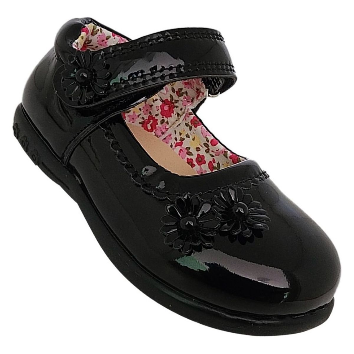 ZAPATOS Y ZAPATILLAS - Zapato Infantil Niña Charol Fiestas Navidad Bautizos Negro 7001