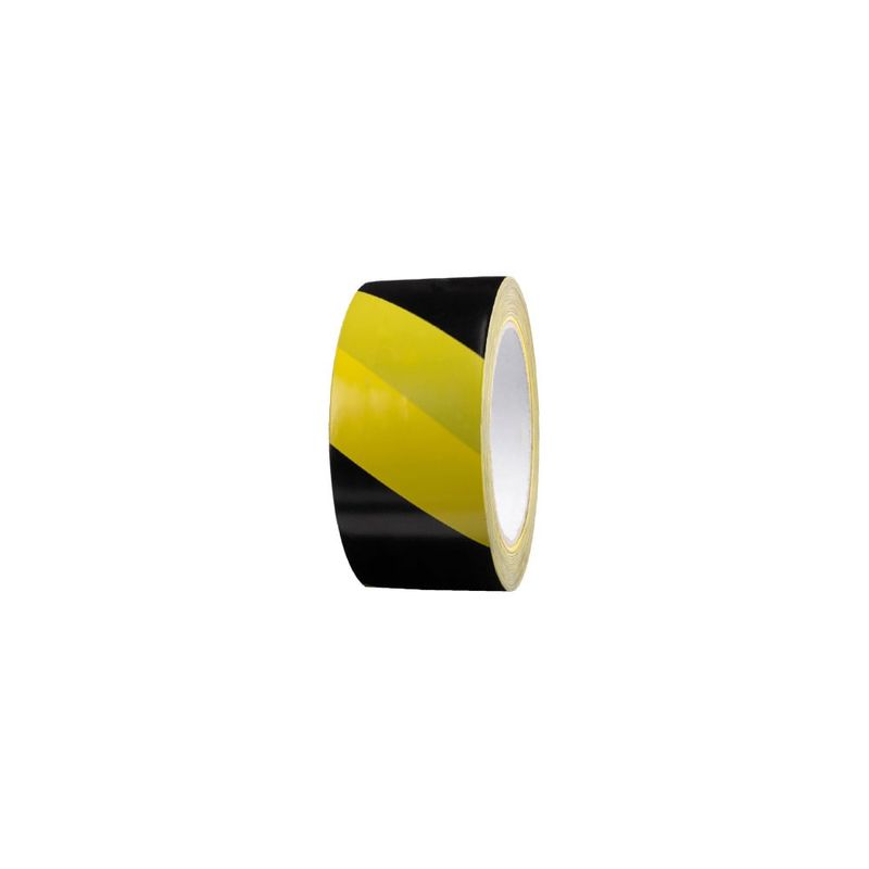 LORENZINI - Cinta Demarcatoria Negra-Amarillo 50mm