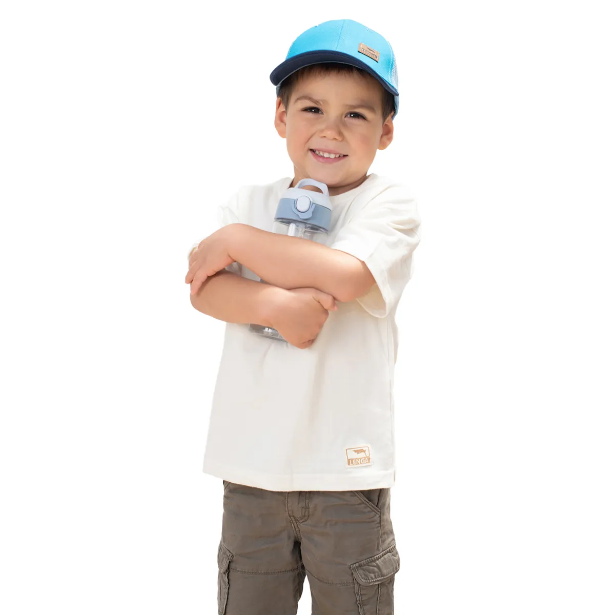 LENGA - Botella Kids Niños Tritan® Ballena Jorobada 450ml Lenga®