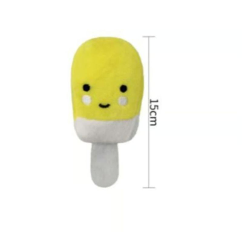 GENERICO - Juguete Para Perros Color Amarillo Diseño Paleta 15cm