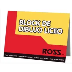 PROARTE - Block Liceo 10 H 106G 265X21 Cm Ross