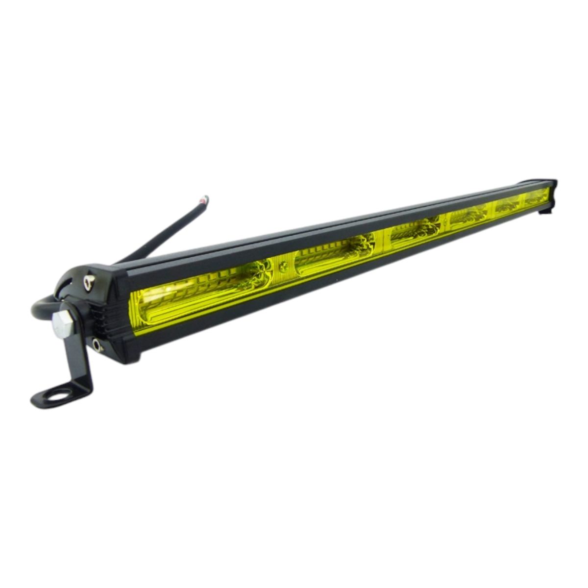 GENERICO - Neblinero 54 LED 3030 162Watt 50Cm luz ambar 12/24 Volt