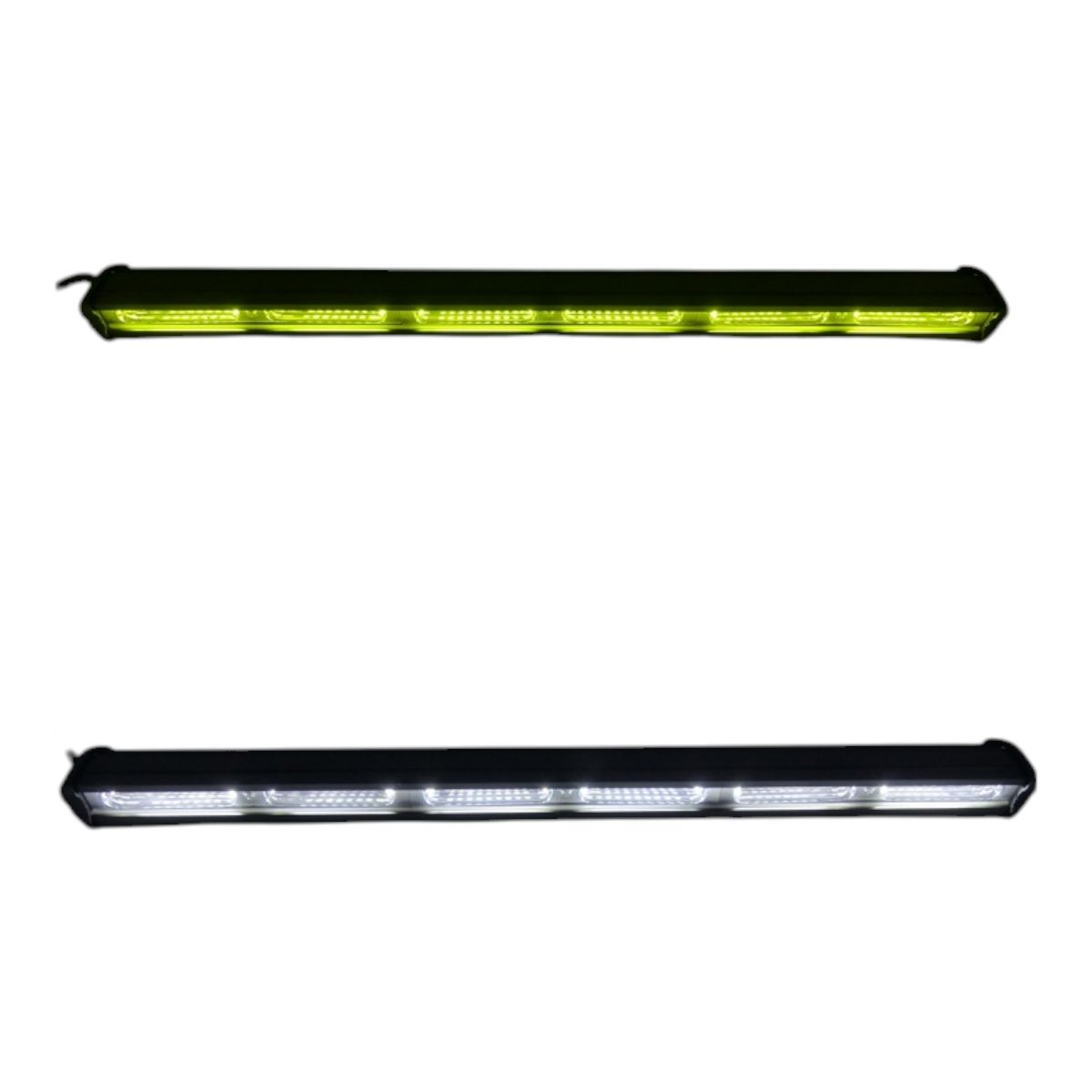 GENERICO - Neblinero 54 LED 3030 162Watt 50Cm luz ambar 12/24 Volt