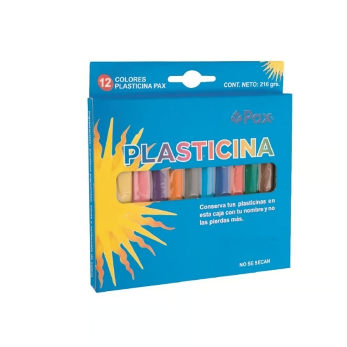 GENERICO - plastilina PAX 12 Colores