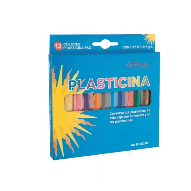 GENERICO - plastilina PAX 12 Colores