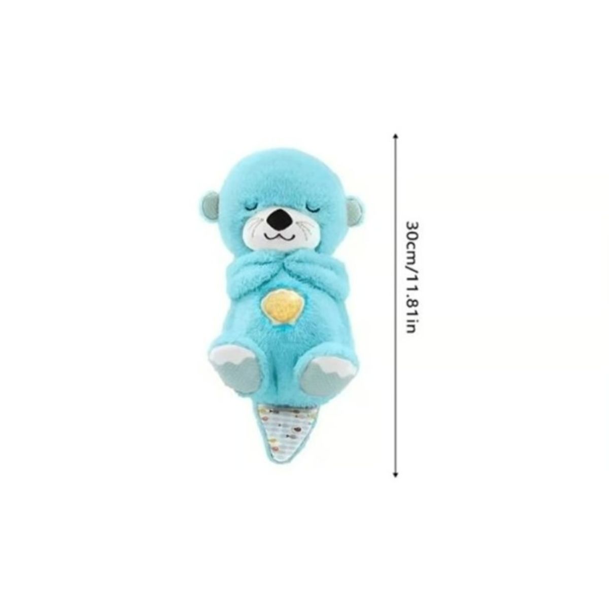 GENERICO - Nutria Relajante Compañera De Respiración Juguete Celeste