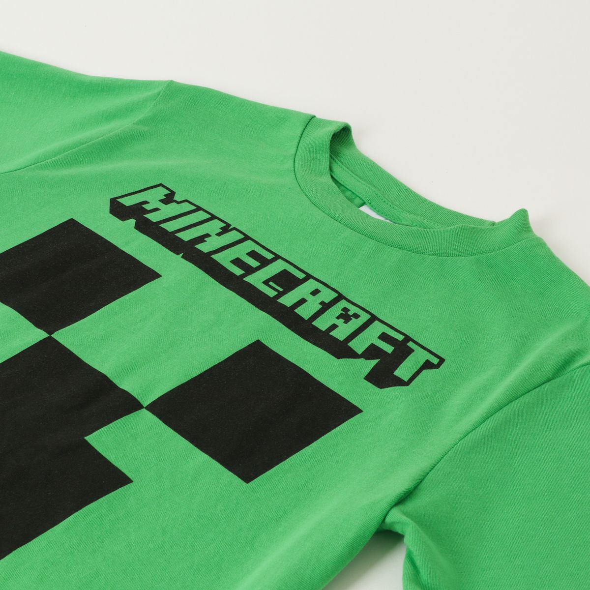 MINECRAFT - Pijama Corto Niño Minecraft Icono Verde Minecraft