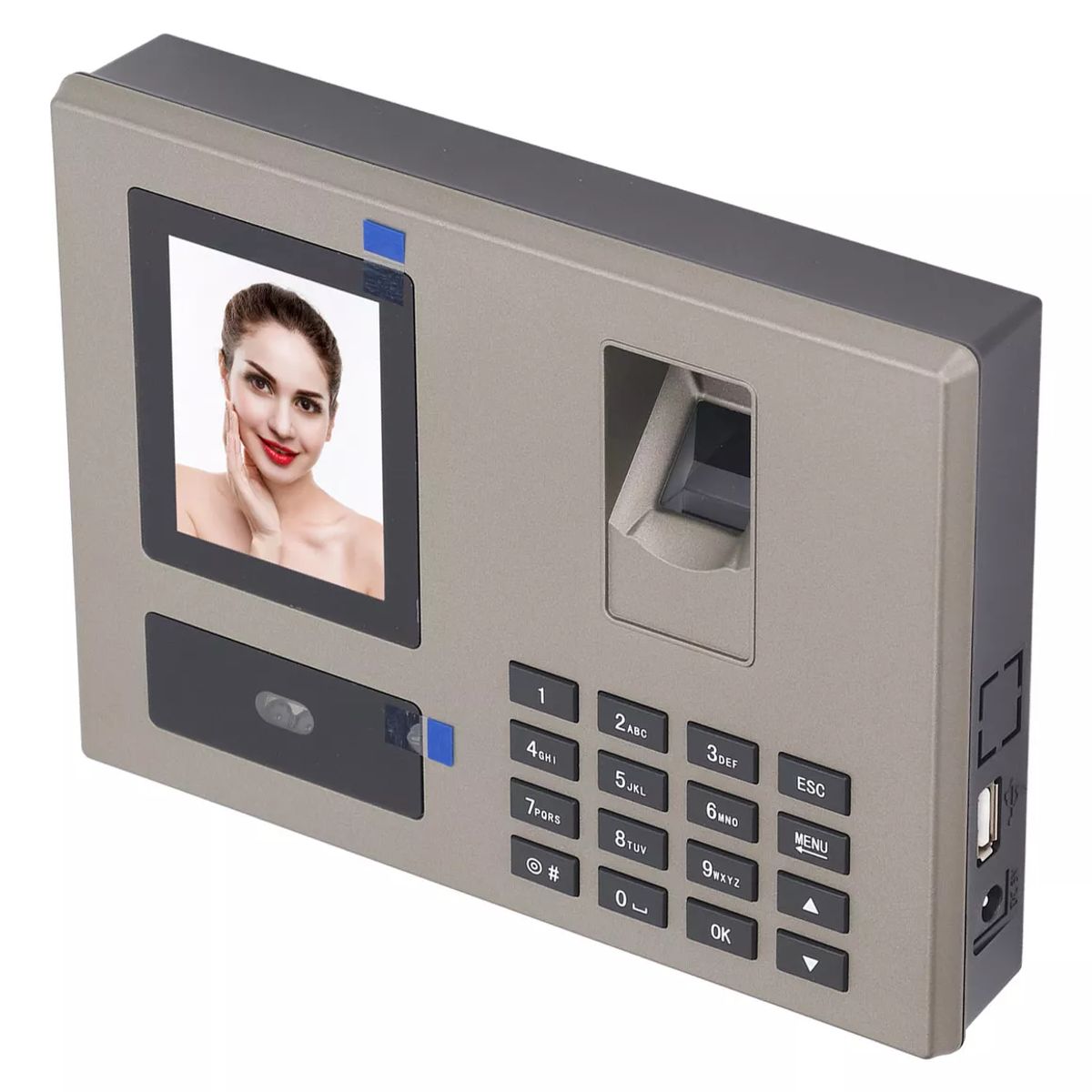 BLUEDREAMER - Reloj Checador Huella Biométrico Con Reconocimiento Facial