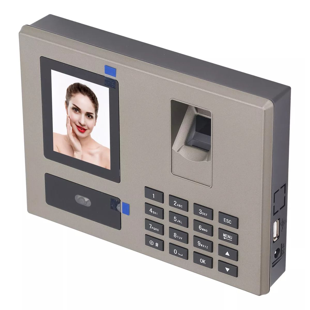 BLUEDREAMER - Reloj Checador Huella Biométrico Con Reconocimiento Facial