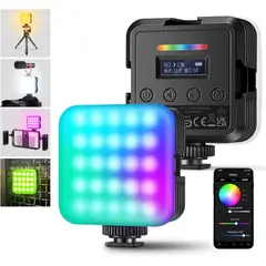 NEEWER - RGB62 Magnético RGB Vídeo LED Luz con Control de APP CRI97 + 2000mAh