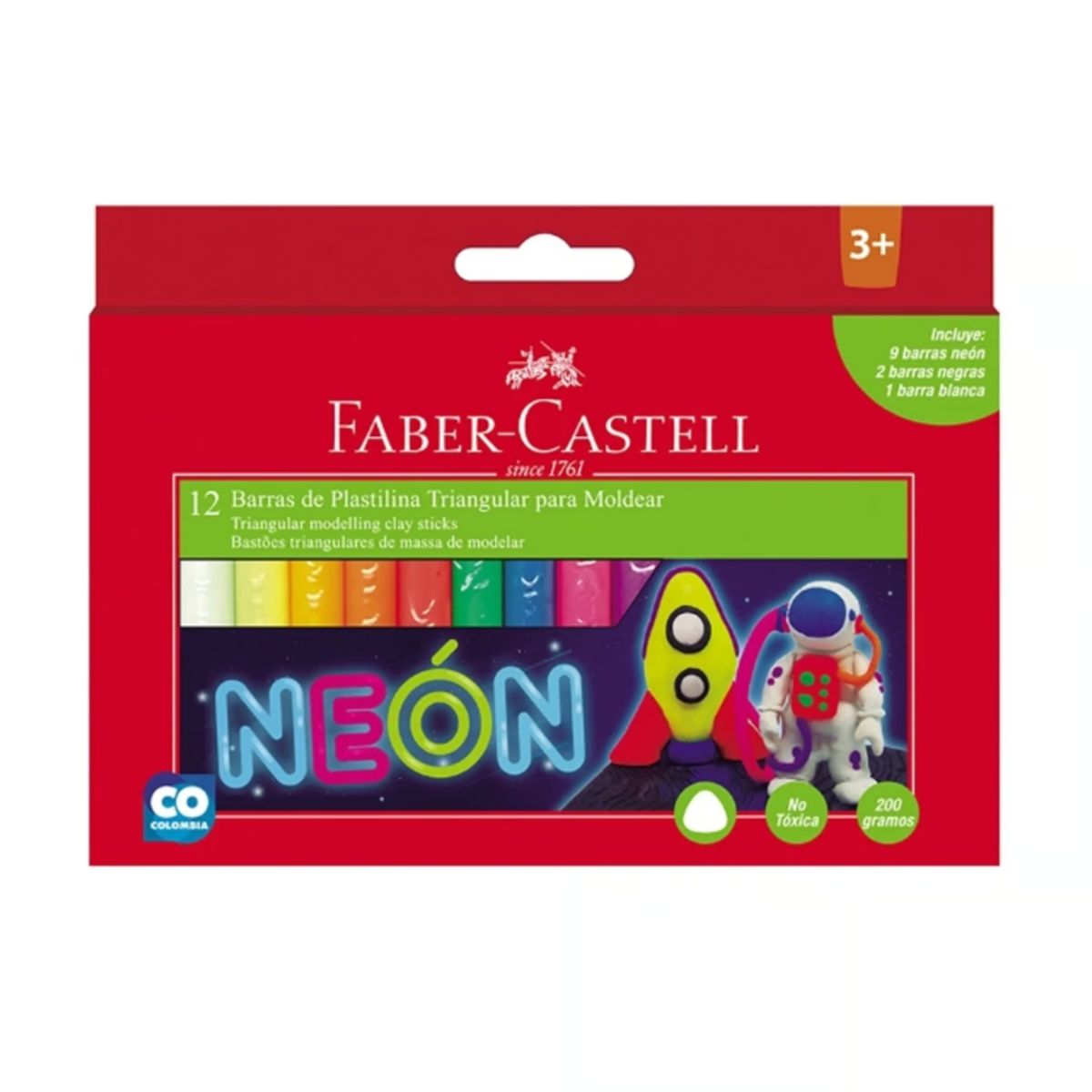 GENERICO - Plastilina De Colores Neon