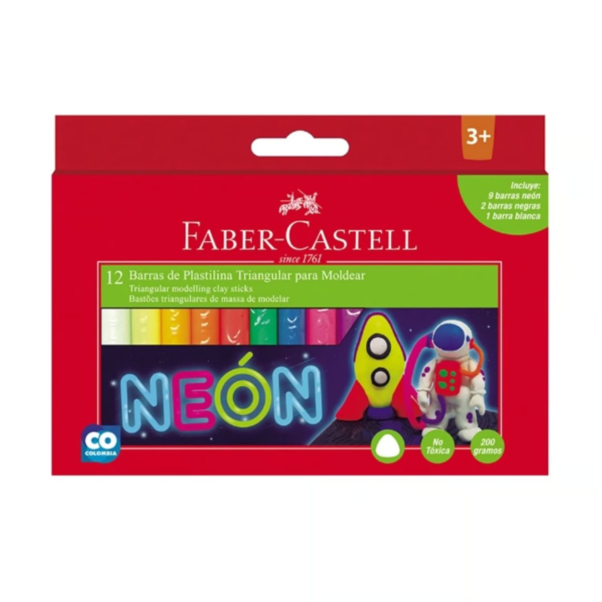 GENERICO - Plastilina De Colores Neon