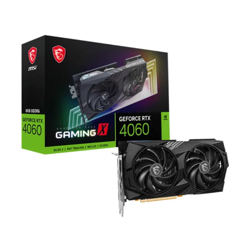 MSI - Tarjeta de Video - MSI GeForce RTX 4060 GAMING X 8G