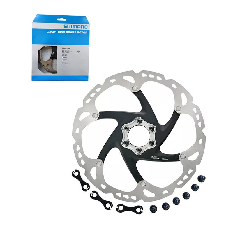 SHIMANO - Rotor Shimano Rt86 180mm 6 Pernos Ice Tech Mtb Freno Disco