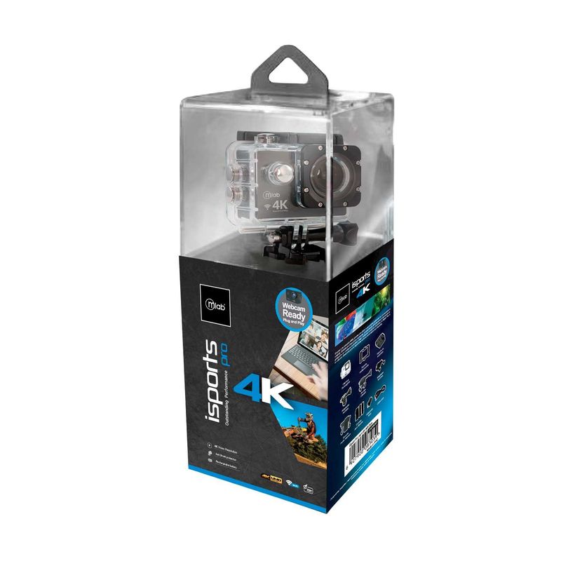 MLAB - Cámara Deportiva 4K Waterproof Ultra HD ISPORT Wifi - 8962
