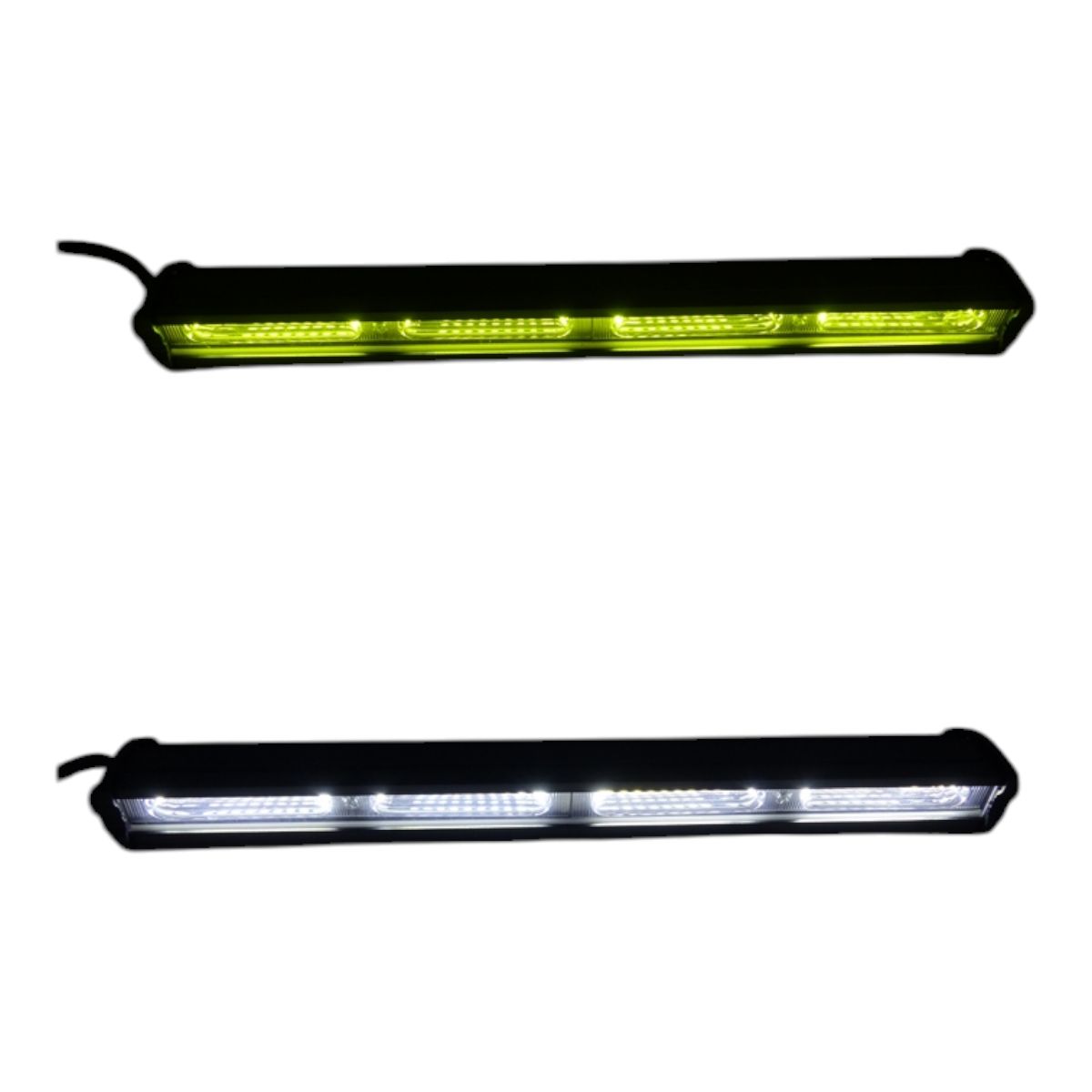 GENERICO - Neblinero 36 LED 3030 108Watt 34Cm luz Ambar 12/24 Volt
