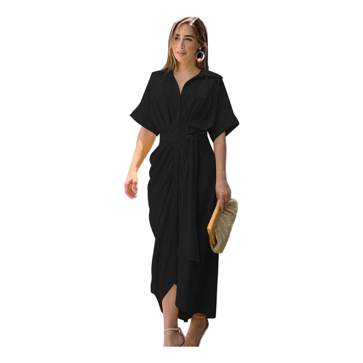 GIOIO - Vestido Mujer  Negro Negro