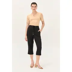 MA GRIFFE - Pantalon Negro Mujer Magriffe