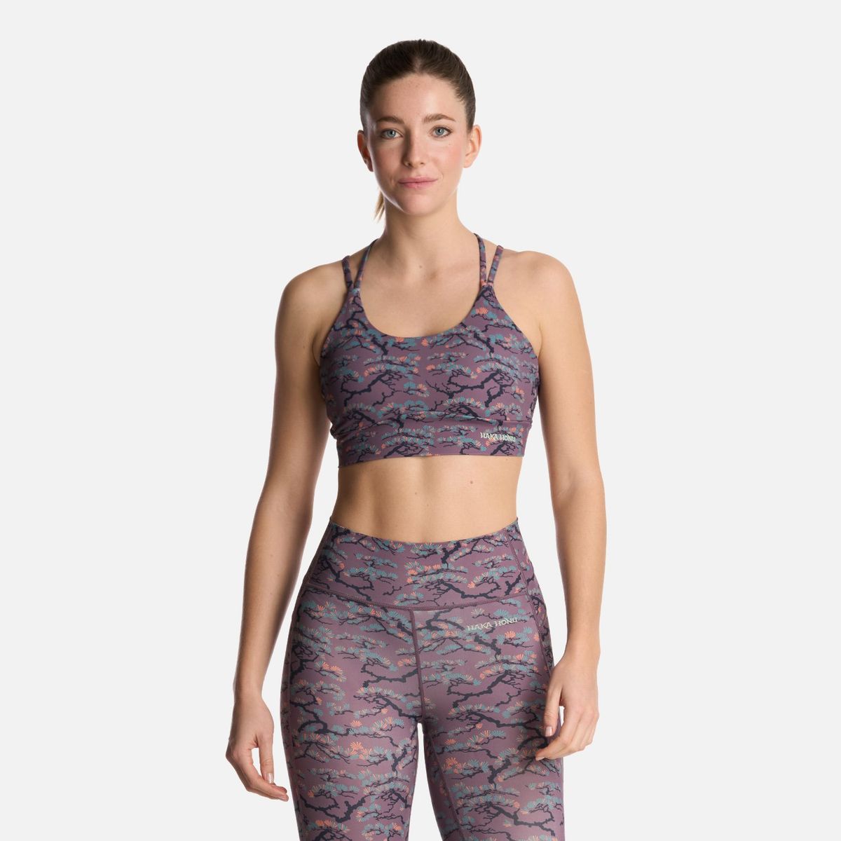 HAKA HONU - Peto Mujer Copihue Print Morado Claro Haka Honu