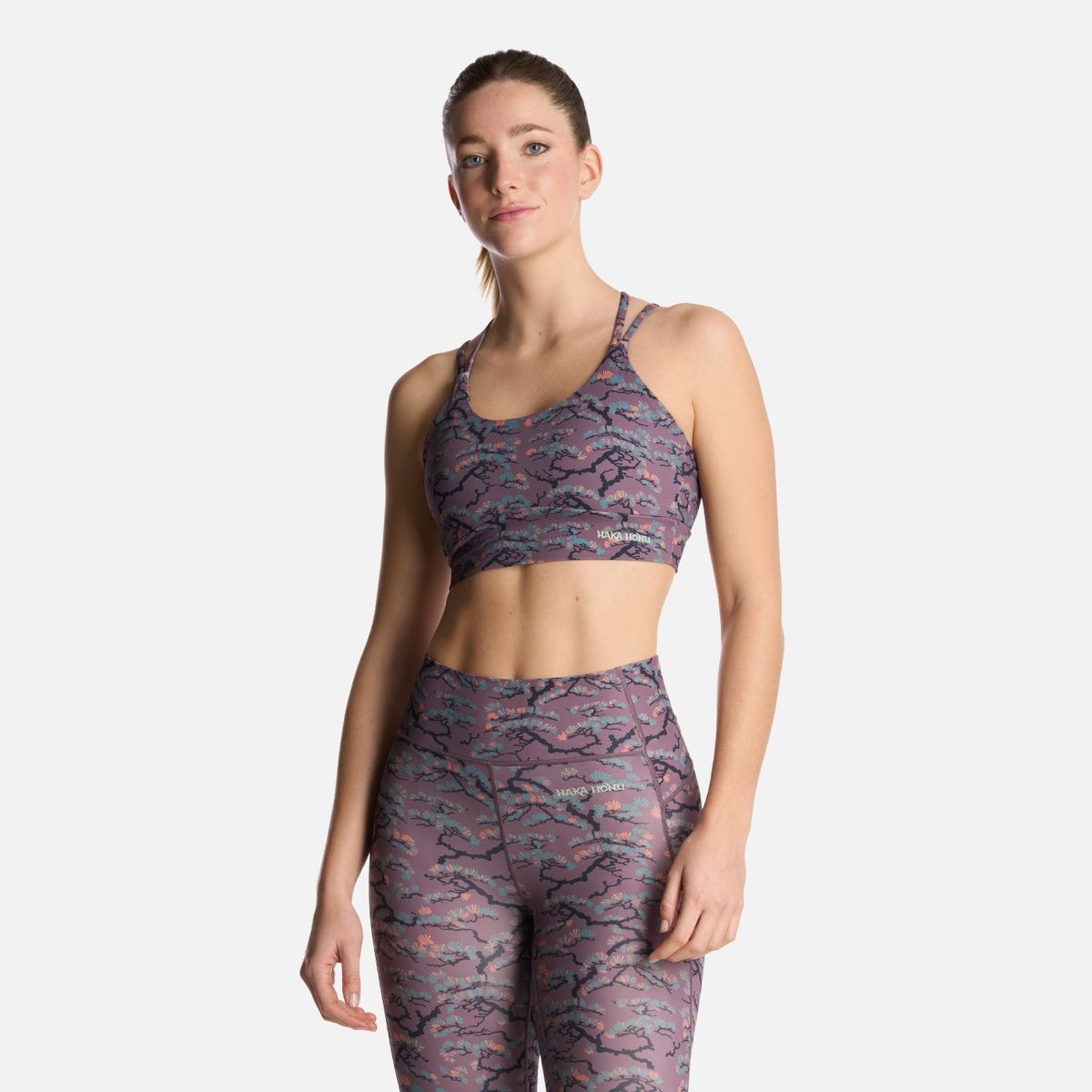 HAKA HONU - Peto Mujer Copihue Print Morado Claro Haka Honu