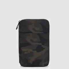 BLACK - Passport Holder Wolf Camo Bubba