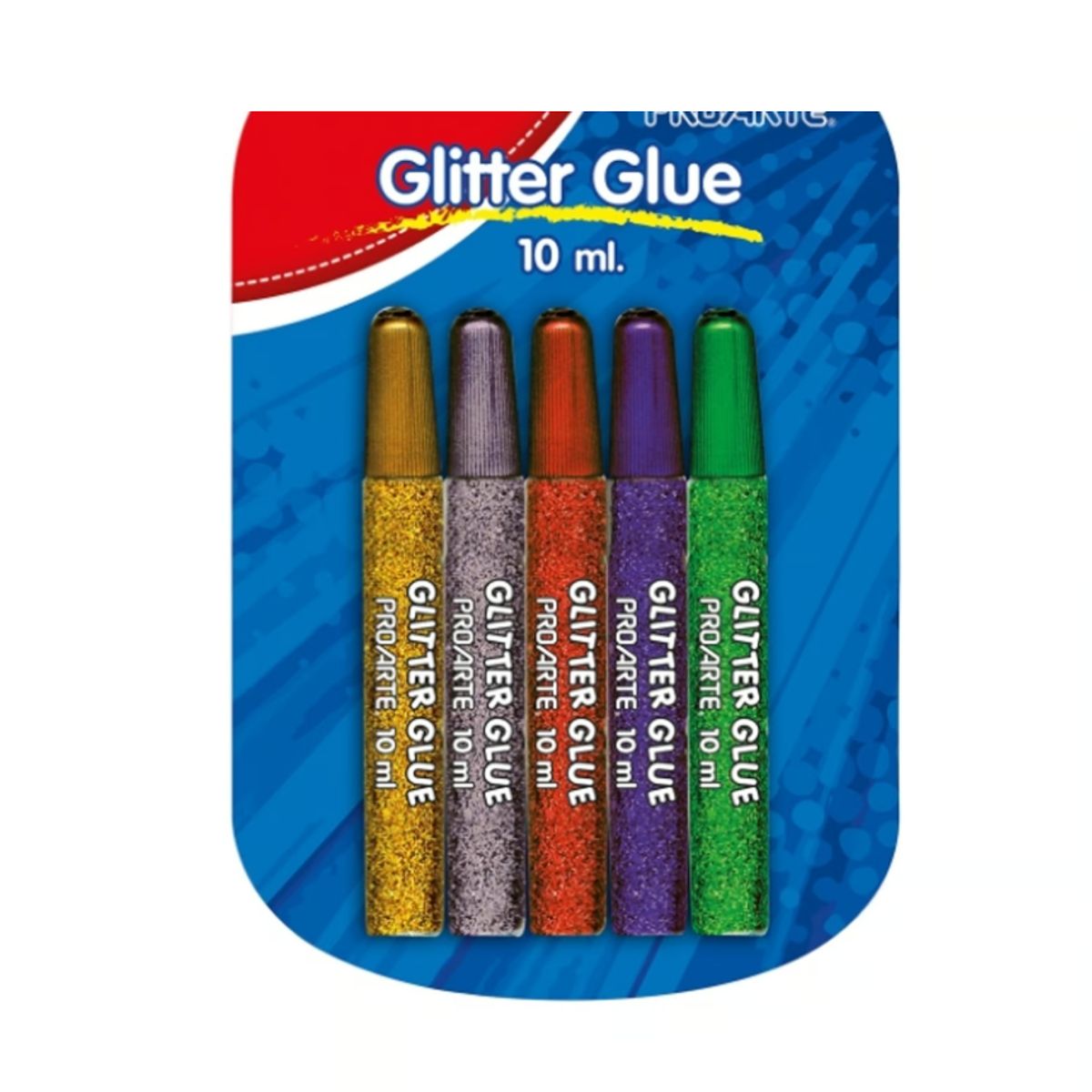 GENERICO - Marcadores Glitter Glue 10ml ProArte