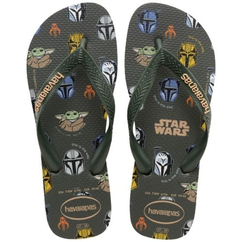 HAVAIANAS - Sandalias Hombre Star Wars Verde Havaianas