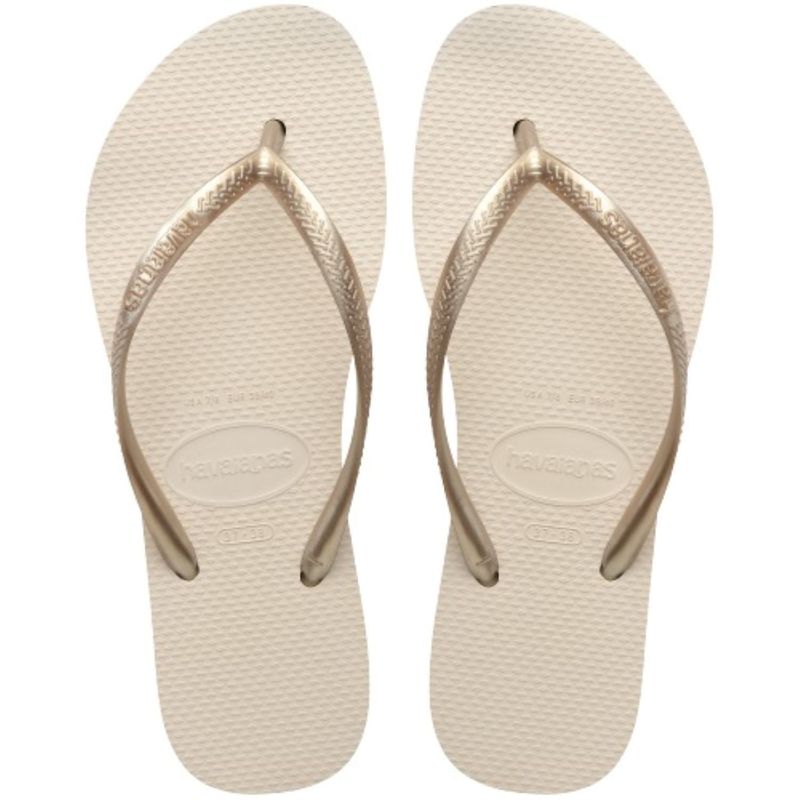HAVAIANAS - Sandalias Mujer Plataforma Slim Beige Havaianas