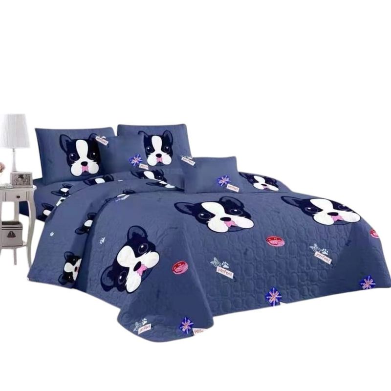 ANGELES DEL HOGAR - Cubre Cama de verano Quilt Plaza y Media  Diseño TFCC64