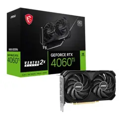 MSI - Tarjeta de Video - GeForce RTX 4060 Ti VENTUS 2X BLACK 8G OC