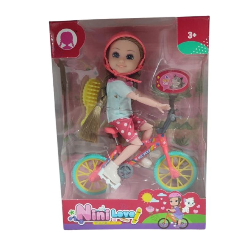 GENERICO - Muñeca Articulada Nini Love Con Accesorios Deportiva