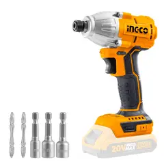 INGCO - Atornillador Taladro de Impacto 20V Inalámbrico Sin BateríaCargador