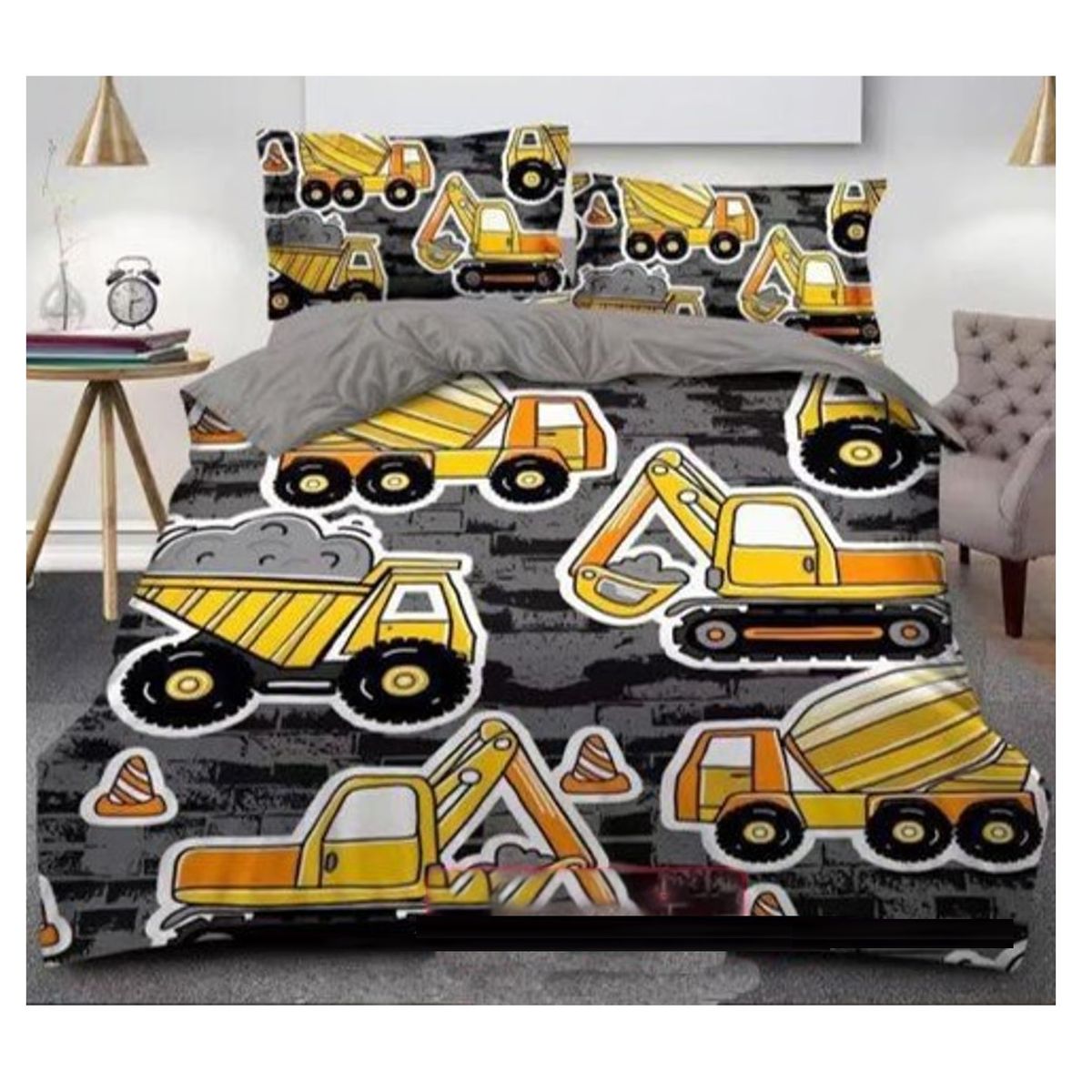 COMPRAPO - Cubrecama Quilt Juvenil Liviano 1.5 Pza. Mod. Machinari + Funda